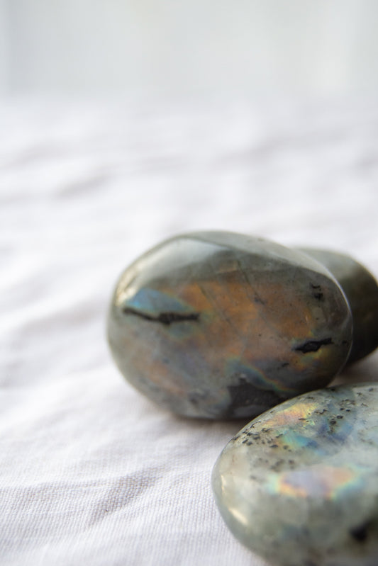 Mini galets labradorite violette